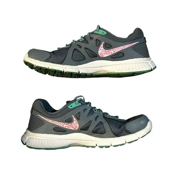 Nike Revolution 2 Graphite Pink Mint Size 8 Women’s Sneakers Athletic - Picture 6 of 8